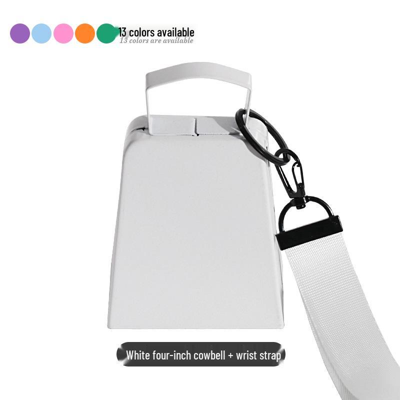 Three-Inch & Four-Inch Hand-Cranked Cowbells - 13 Colors, Perfect for Parties and Handicrafts