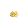 Sand Gold Plated Ruyi Cloud Spacer Beads - Chinese Style DIY Jewelry Material