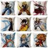 Premium Cotton Linen Dragon Ball Pillow Case Cartoon Square Cushion Cover For Cozy Homes