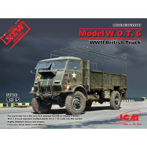 ICM 1/35 WWII British Army Ford W.O.T.6 Truck Plastic Model Kit 35507
