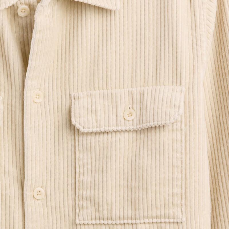 GAP Men's Corduroy Chest Pocket Long Sleeve Shirt