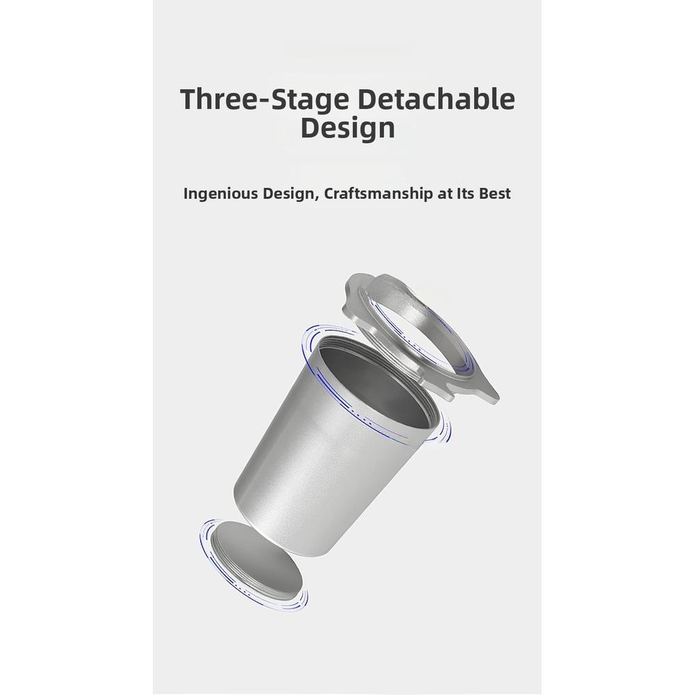 Coffee Filter Catcher FOR BREVILLE 8 Series Espresso Coffee Machine Grounds Cup Aluminum Alloy Anti Spill Dust Collection Cup