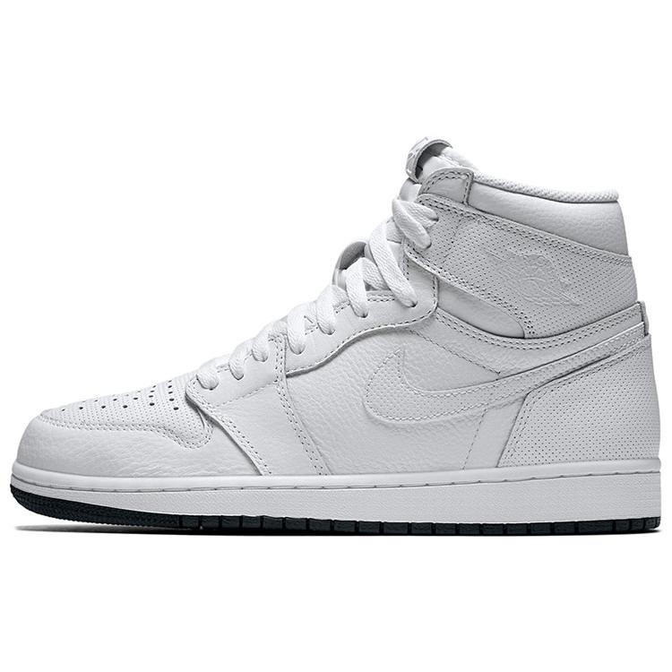 

New JORDAN 1 Retro White Perforated 555088-100 42