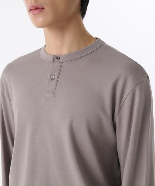 [Musinsa Standard] Cotton Modal Henley Neck Jersey Pajama Set [Shipped from Korea] 100% Authentic