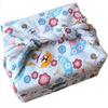 Seimeinoki Furoshiki 8080cm Sakura Dog Fan Japanese Pattern Large Cotton Stylish Cute Bento Wrap Bottle Gift Kimono Practice Bag Cloth Picnic Hanami