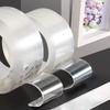 Transparent Nano Tape Double Sided Tape 1mm Thickness Reusable Waterproof Adhesive Tapes Anti Dirt Stickers for Wall and Corner