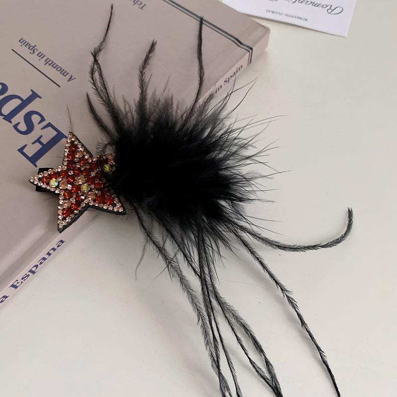 French retro pearl flower bow small grab clip simple bangs broken hair shark hairpin sweet temperament hair accessories