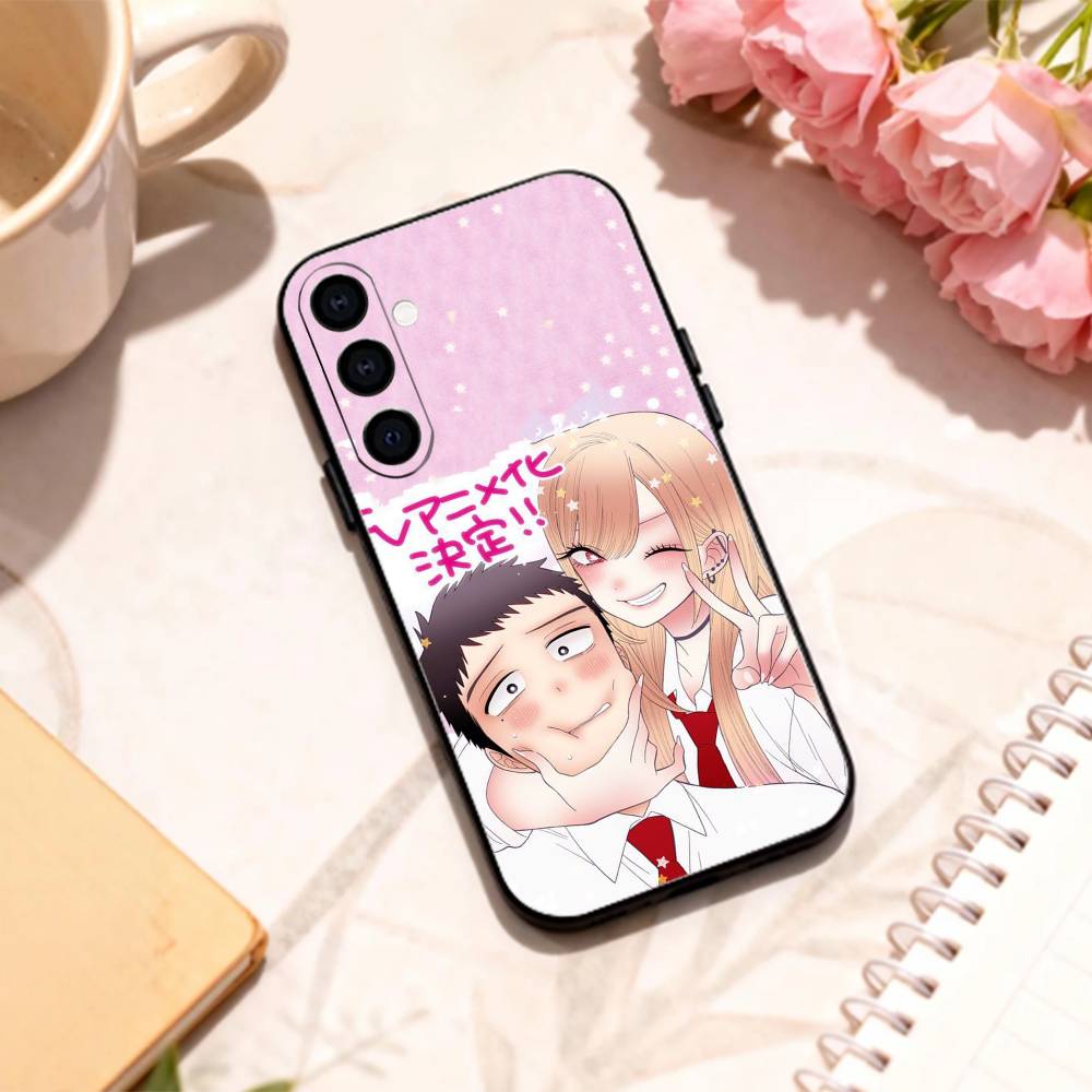 

M-Marin Kitagawa phone Case For Samsung Galaxy A73,A72,A71,A70,A53,A52,A51,Others Soft Black Shell Samsung a13 5g