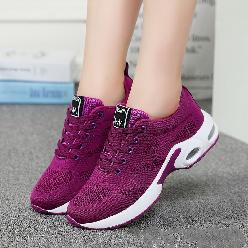 Women Lightweight Outdoor Sneakers Comfortable Soft Breathable Running Shoes