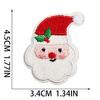 Christmas Embroidery Cloth Sticker Snowflake Elk Patch Sticker Decorative Apple Socks Embroidery Sticker Christmas Bell Heat Transfer