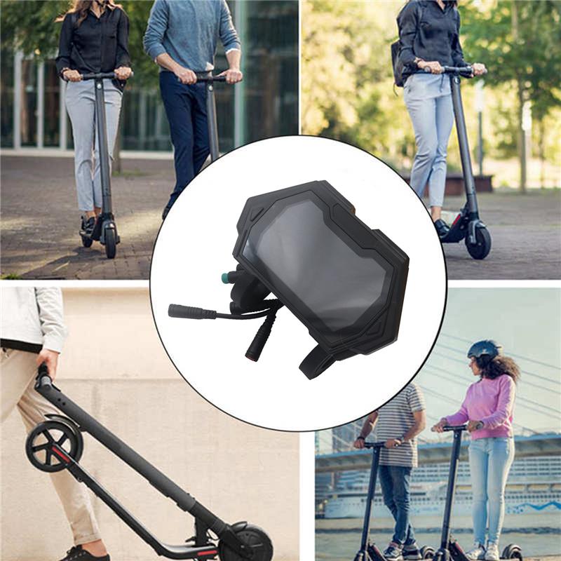 48V Elektryczna Hulajnoga Wyświetlacz LCD Panel Sterowania Do KUGOO Kukirin G2 PRO Wyświetlacz LCD Cyfrowy Miernik Części Hulajnogi-A87Q