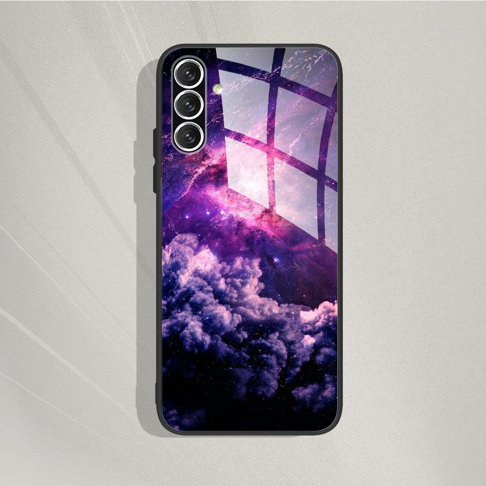 For Samsung Galaxy A05s Case Tempered Glass Case Cover Hard Bumper Couqe For Samsung A05s Phone Back Covers A05 S A057 Fundas