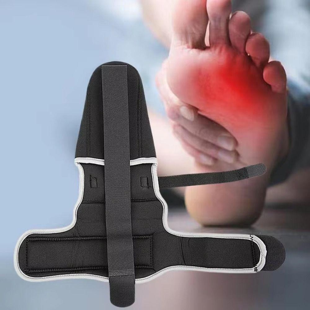 Ergonomic Design Foot Drop Brace Sock Adjustable Straps Arch Support Stretching Band  Recovery