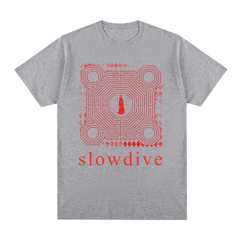 Slowdive Vintage T-shirt Tour 90s Shoegaze Ride S серый