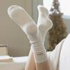 Cotton Middle Tube Socks Heel Label Warm Socks Fashion Knitted Socks  Autumn