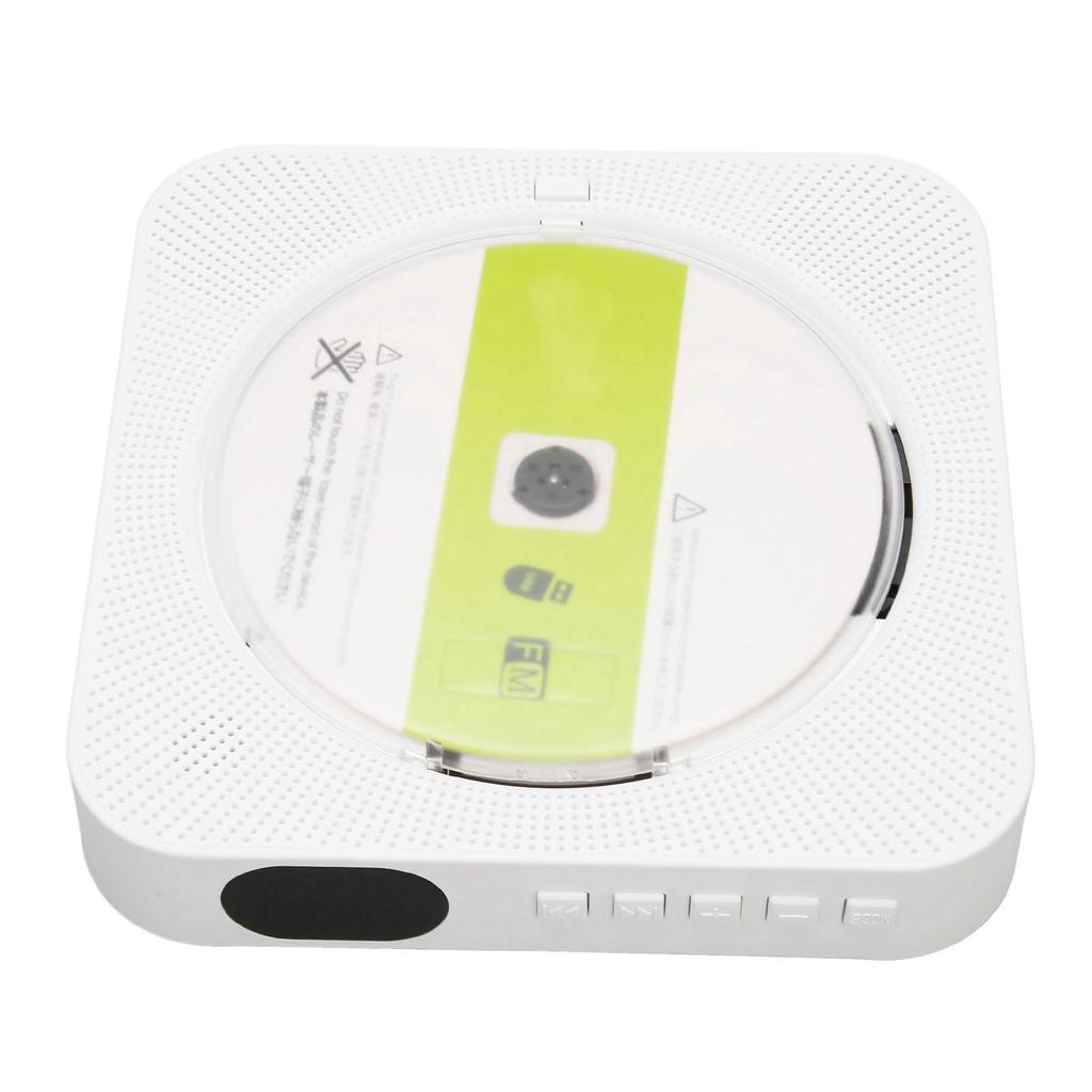 Desktop CD Player Multifunction HiFi Stereo Speakers Portable Bluetooth CD Player with Timer Functio