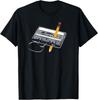 80s Cassette Tape Pencil 1980s Retro Vintage Throwback Music Gift Unisex T-Shirt