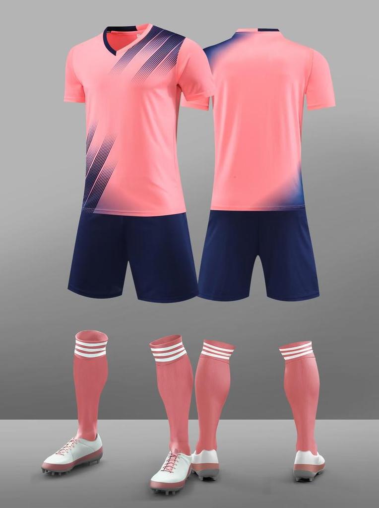 Football Uniform Short Sleeve Suit Teenager Primary School Student Children'S Competition Team Sports Short Sleeve Jersey Casual Sportswear