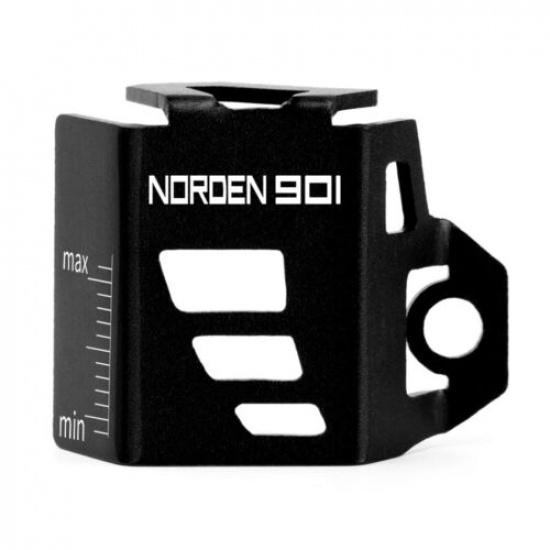 Защитная крышка бачка тормозной жидкости заднего тормоза для Husqvarna Norden 901 -2024 чёрный