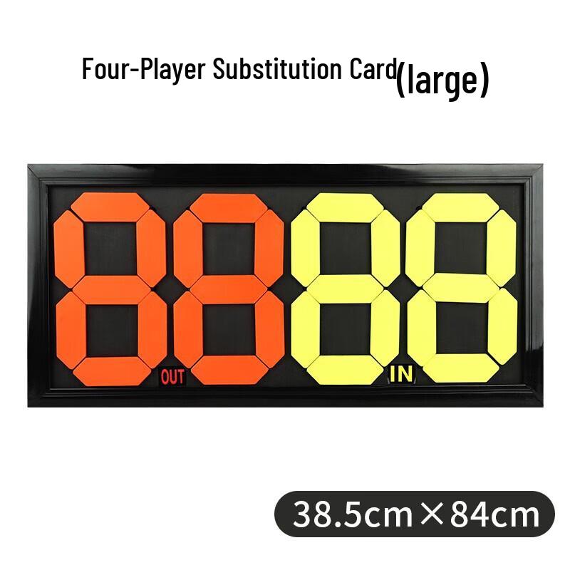 Jianlun Sports Manual Four-Digit Referee Substitution Board