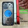 Back Housing For iPhone 14 Pro Back Battery Door Rear Glass + Middle Frame Cover ,SIM Tray Side Key Replacement CE Logo