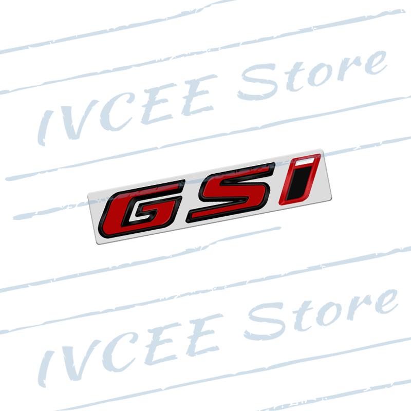 Car Accessories Metal GSI Emblem Rear Trunk Body Badge Sticker For Vauxhall Opel Zafira Mokka Antara Insignia Astra Adam OPC VXR Wv3