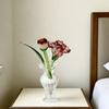 Mini Glass Flower Decor Colored Glaze Handmade Hand-blown Glass Flower Simulation Floral Gift Glass Flower Bouquet