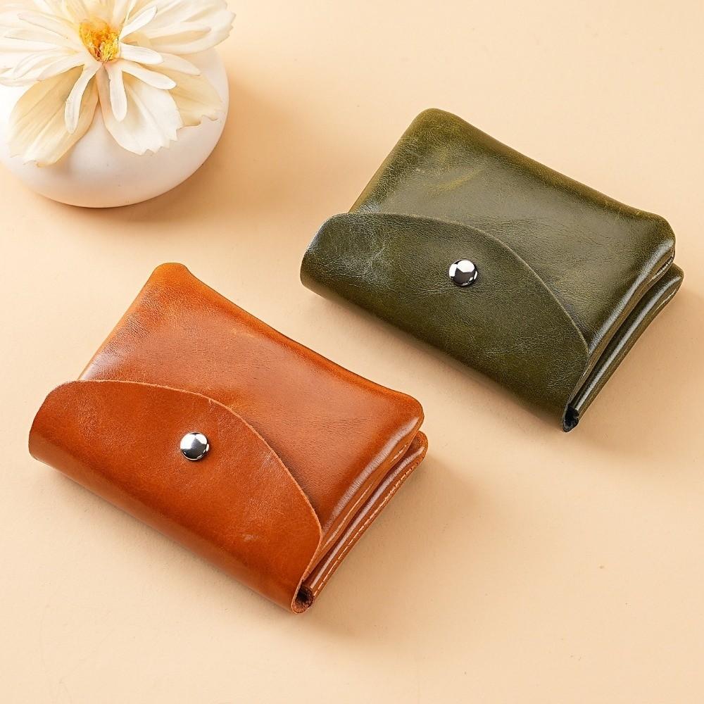 Zipper Short Wallet Hasp Mini Purse Bag Portable Leather Small Coin Pouch  Shopping