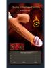 YEQU Silikon G-Punkt Vibrationsmassagegerät Realistischer Dildo für Frauen