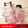 Men's and Women's Wool Silk Warm Underwear Set: Double-Sided Brushed, Plus Velvet, for Autumn and Winter