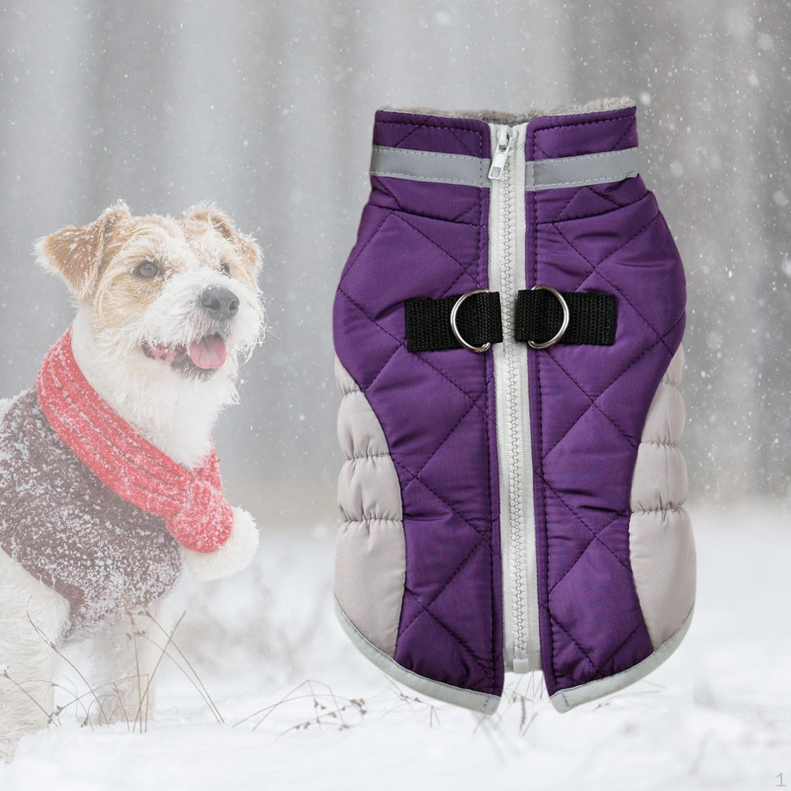 

Пальто для собак, светоотражающая одежда для холодных домашних животных, зимняя одежда, водонепроницаемая одежда, пуховик для маленьких XL