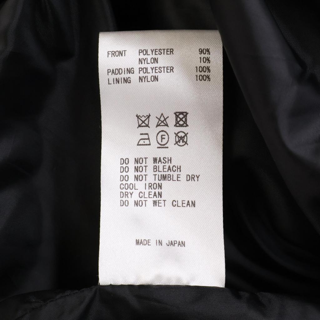 FETICO [Good Condition/23AW] FTC234-0303 NYLON PUFFER JACKET with Padding Jacket 1 blackUsed