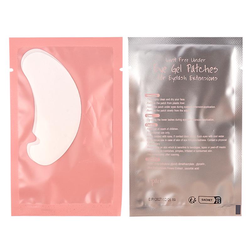 U-shaped Hydrogel Non-woven Eyelash Isolation Patches for Extensions