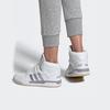 Adidas Neo Entrap Mid Synthetic Leather High-Top Sneakers Women Sneakers White Silver FW3479