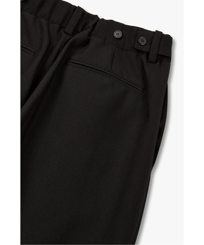 STUDIO TOMBOY Tuck Pleated Back-Banding Wide Pants _Black_9176331971