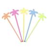 50pcs Tropical Coffee Beverage Stirrer Summer Juice Drink Stirrers  For Hawaiian Beach Party Wedding