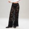 Stile Estivo Versatile Pizzo Sexy Gonna Lunga Street Gonna a Vita Alta