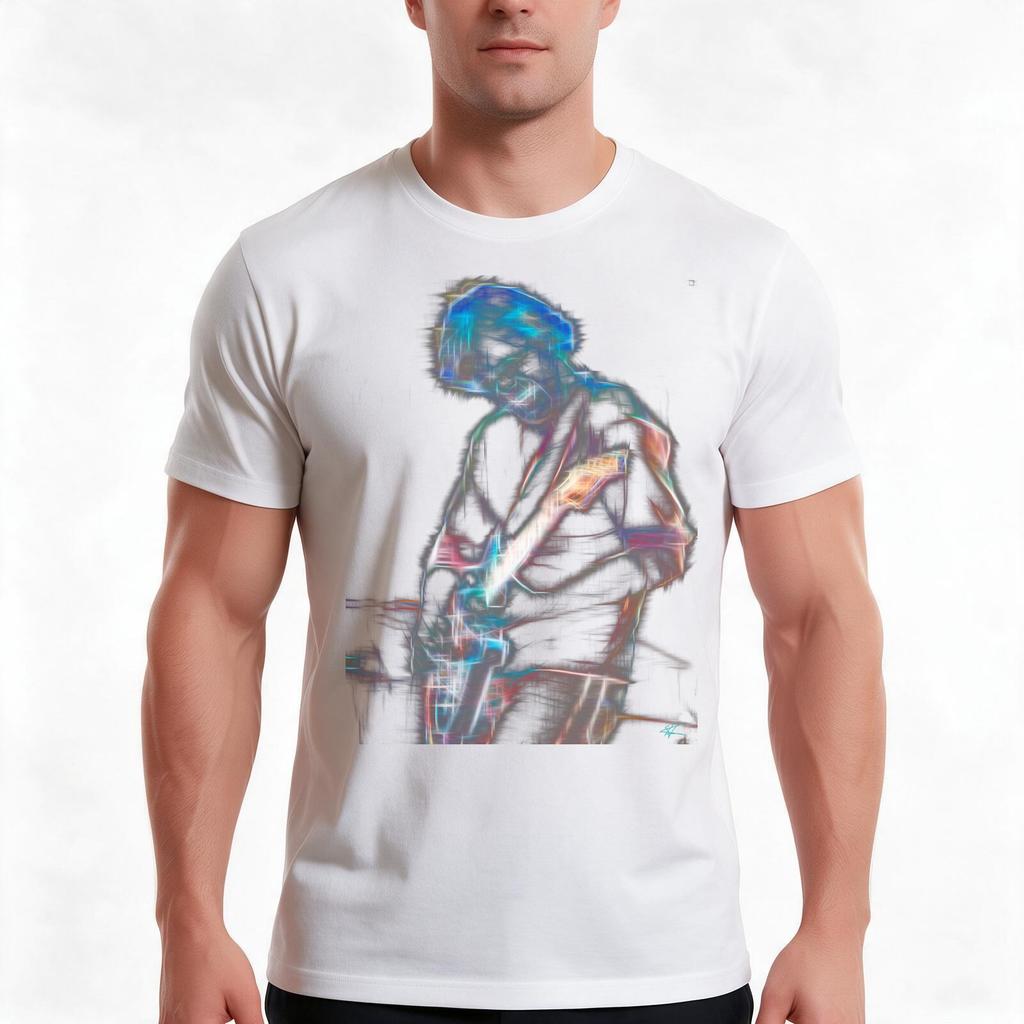 Trey Tshirt Summer Casual Cotton Tee Oversized Streetwear Tops Vintage Graphic Print Loose Fit Short Sleeve 100 Cotton