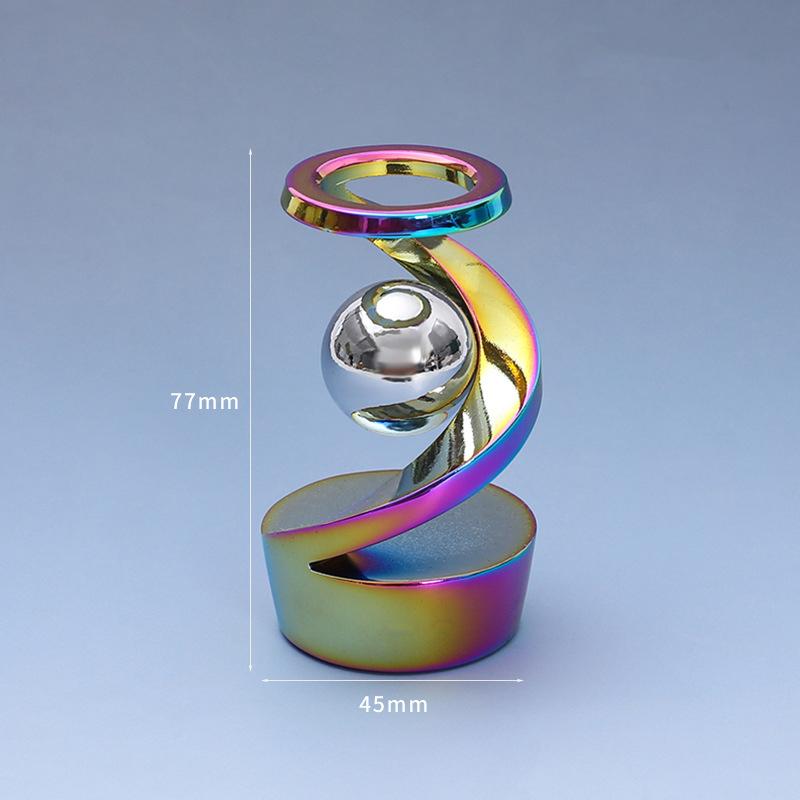 Suspended Metal Spinning Gyro With Visual Effect Stress Easing Focus Tool Adults Kids Decompression Gyroscope Fidget Spinner Toy