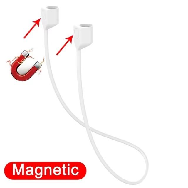 Soft Silicone Anti Lost Magnetic Rope Earphones for Apple AirPods 2 1 3 Air Pods Pro Bluetooth Wireless Headphone Earbuds Strap