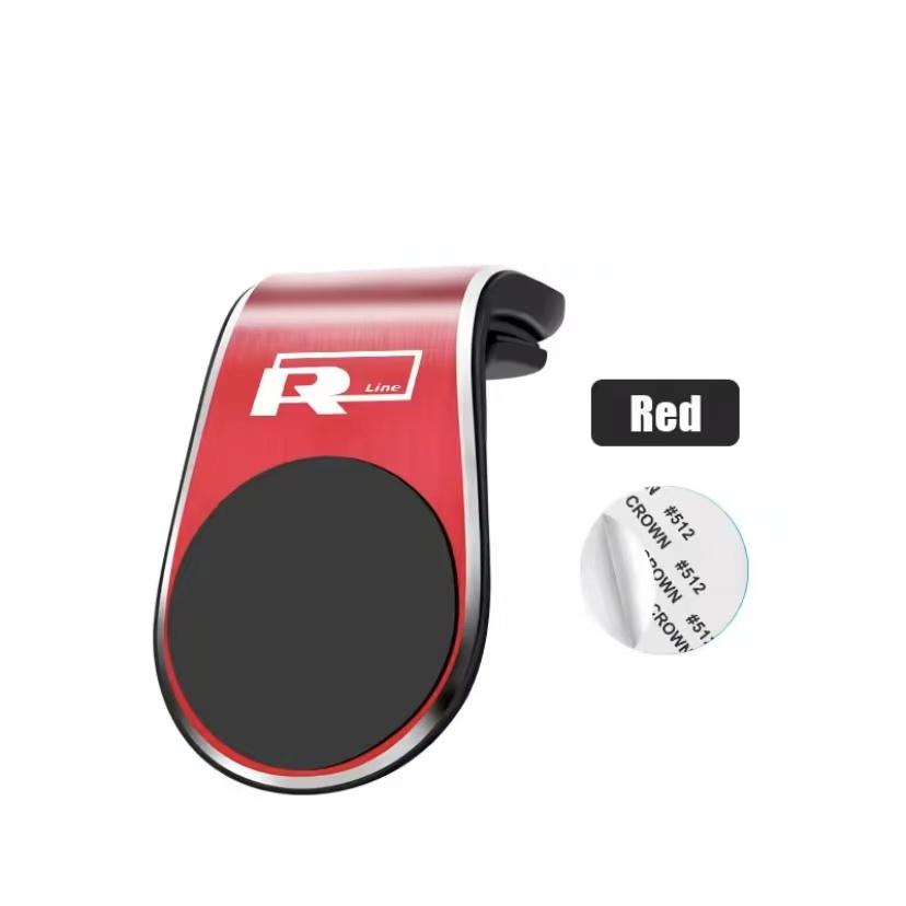 Magnetic Car Phone Holder GPS Navigator Stand Accessories For VW GTI Polo Golf Passat Tiguan Arteon Taigo Caddy Jetta Tire Valve