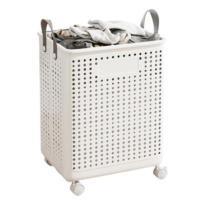 Space Saving Laundry Basket Foldable Dirty Clothes Organizer with Carry Handle Waterproof Hamper Clothing Container