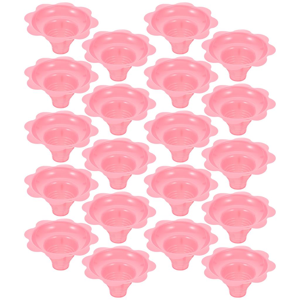 50 Stück Einweg-Dessertbehälter Eisbecher Glatte Haptik Mehrfachverwendung für Snacks Pudding Joghurt Aufbewahrung Tragbarer Servierbecher