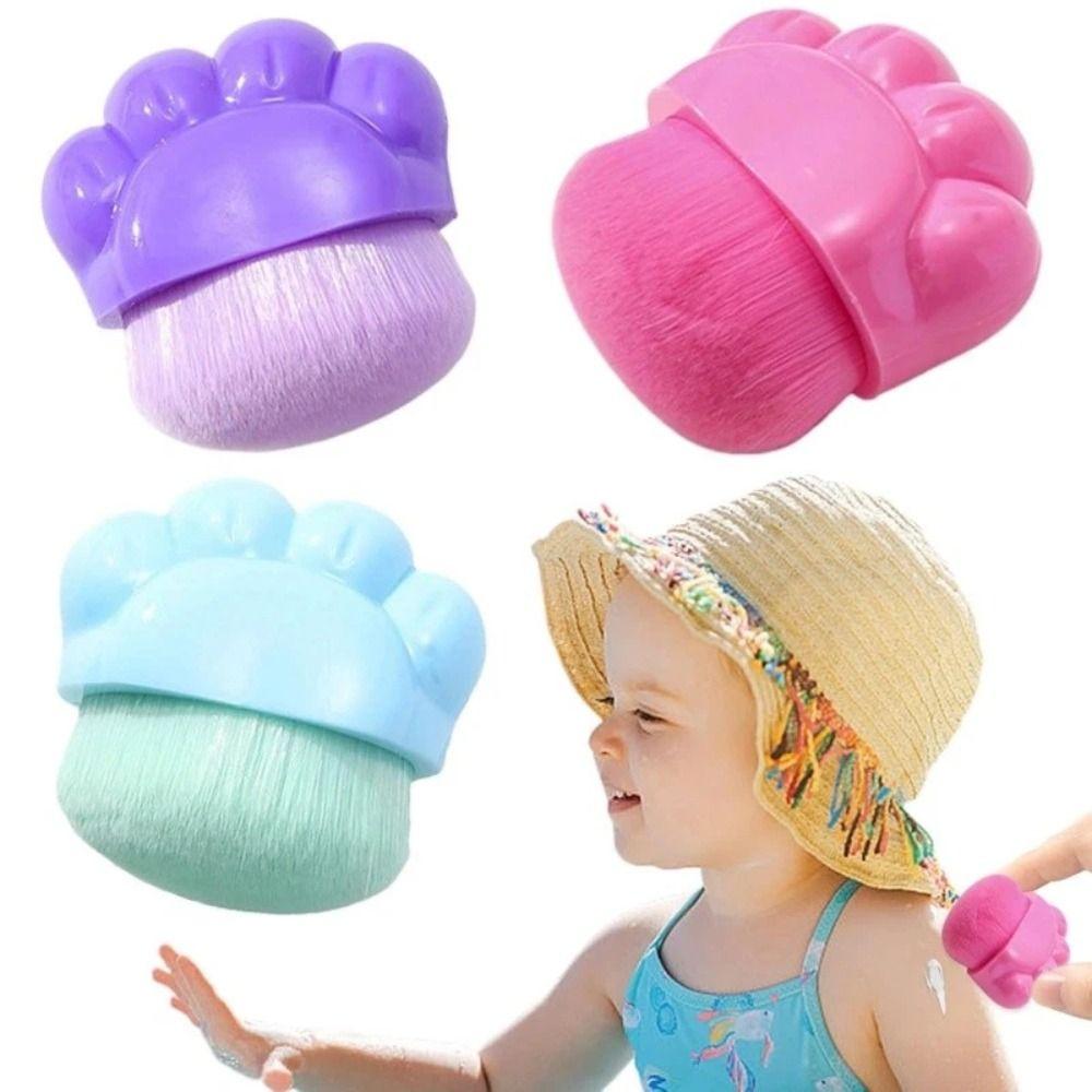 Cat Paw Design Cat Paw Sunscreen Applicator Multifunctional Soft Makeup Brushes Easy To Use Universal Foundation Brush