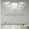 Cross-border Foldable LED Ceiling Fan Light with E27 Base and Four Blades