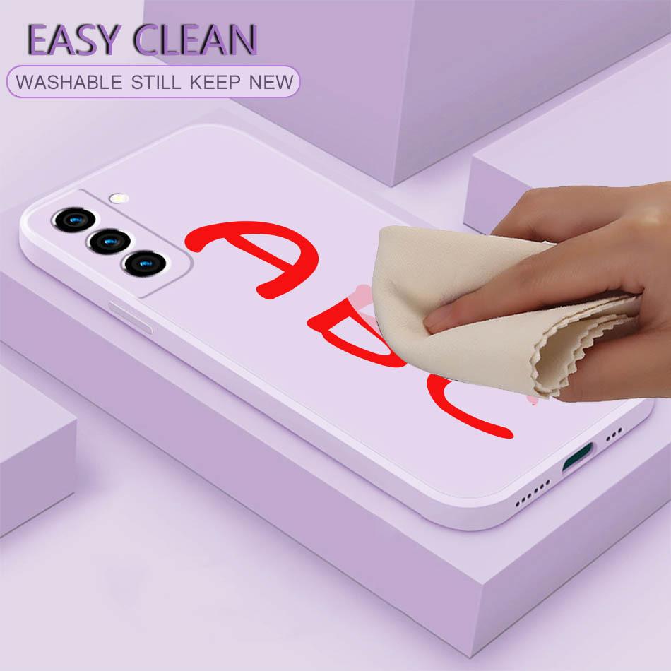 Suitable for Samsung Galaxy S25ultra Mobile Phone Case S24Plus Liquid Silicone S22 Straight Edge S23 Protective Case