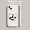 Luxury Color Phone Case For iPhone 15 14 13 12 mini 11 Pro Max XS X XR SE 7 8 Plus soft Beige Cover Letter Print Kangaroo