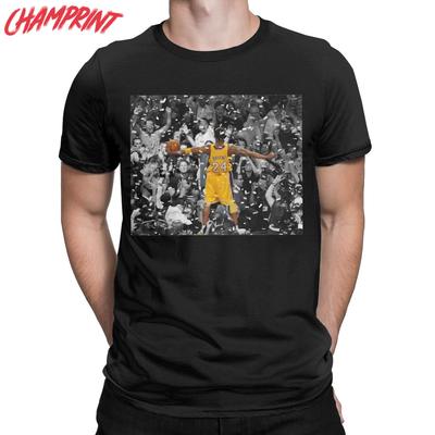 Ανδρικό T-Shirt Kobe Bryant 100% Βαμβακερό Vintage T-Shirts Στρογγυλή Λαιμόκοψη T-Shirt Κοντομάνικο Τοπ 4XL 5XL