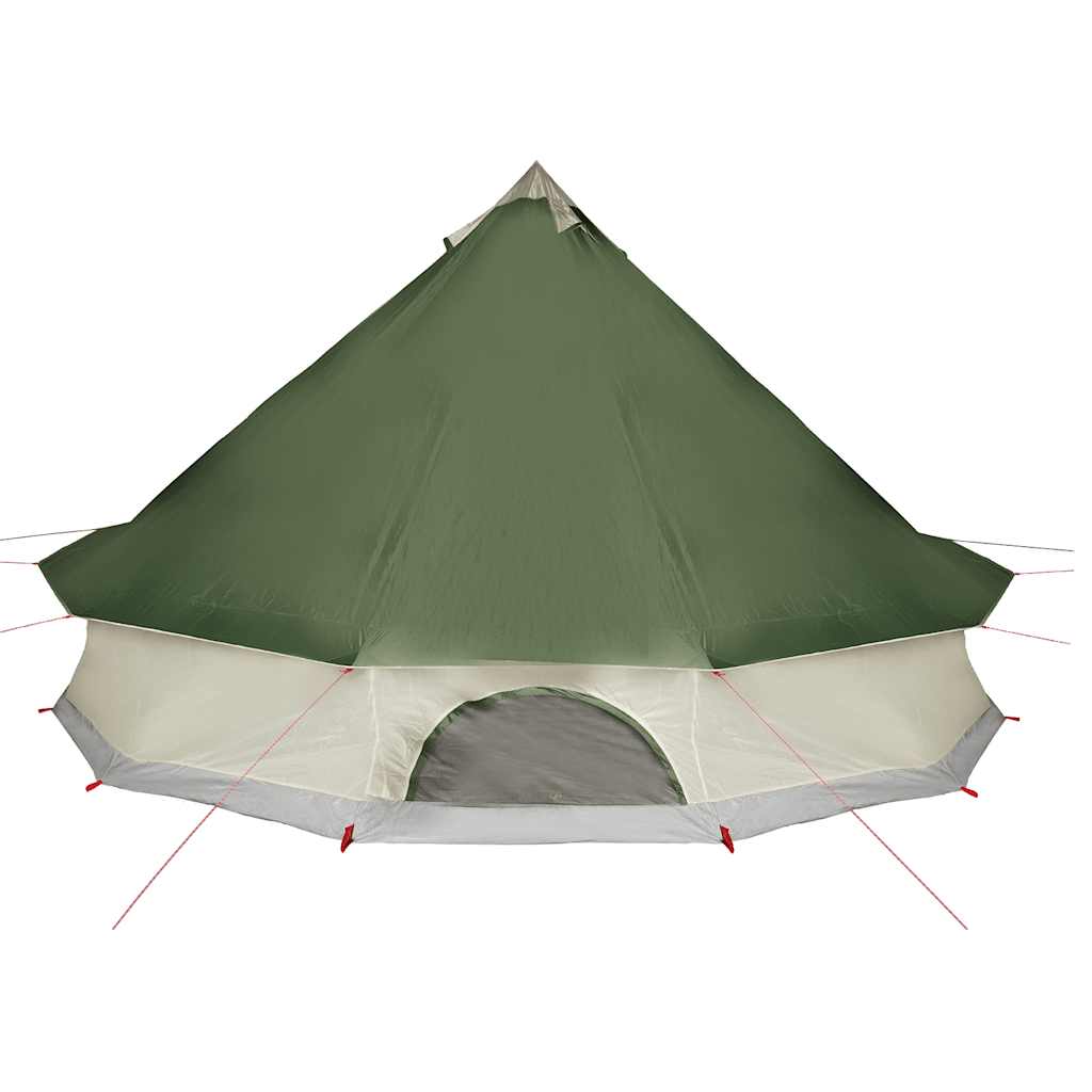 Tipi Family Tent for 10 People Green Waterproof