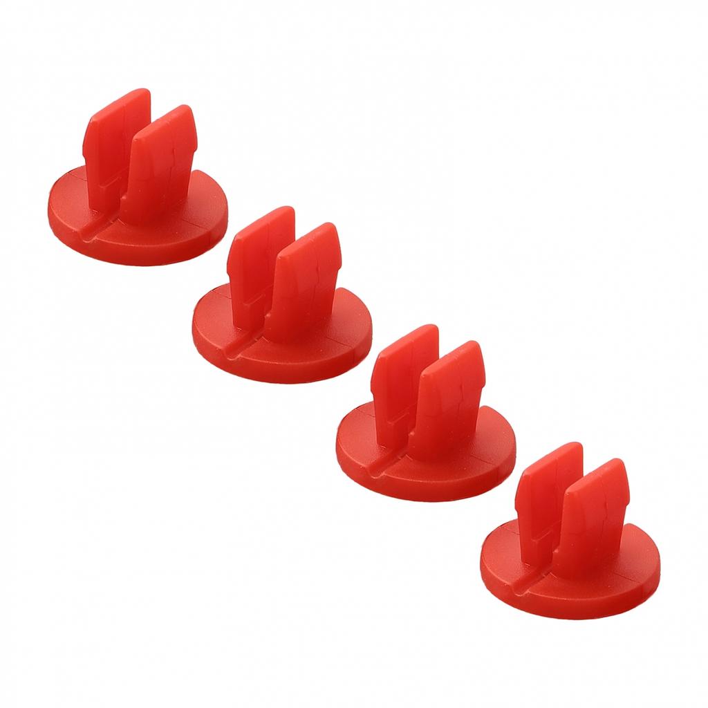 NEW Shield Nut Set Nylon Of 30 Parts Red Under-Body